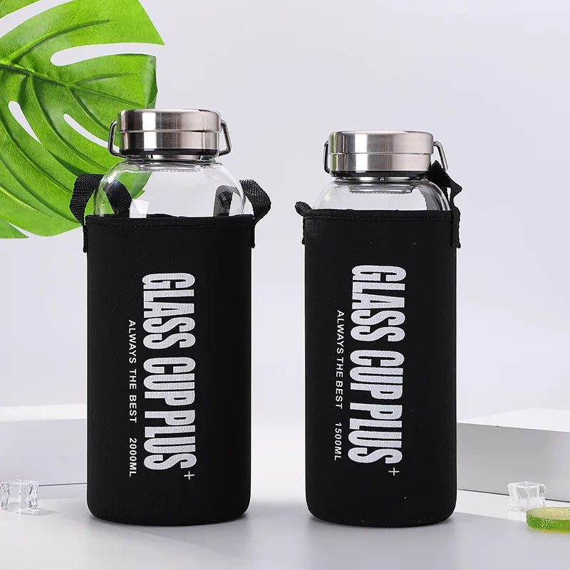 Portable Borosilica Glass Tea Infuser