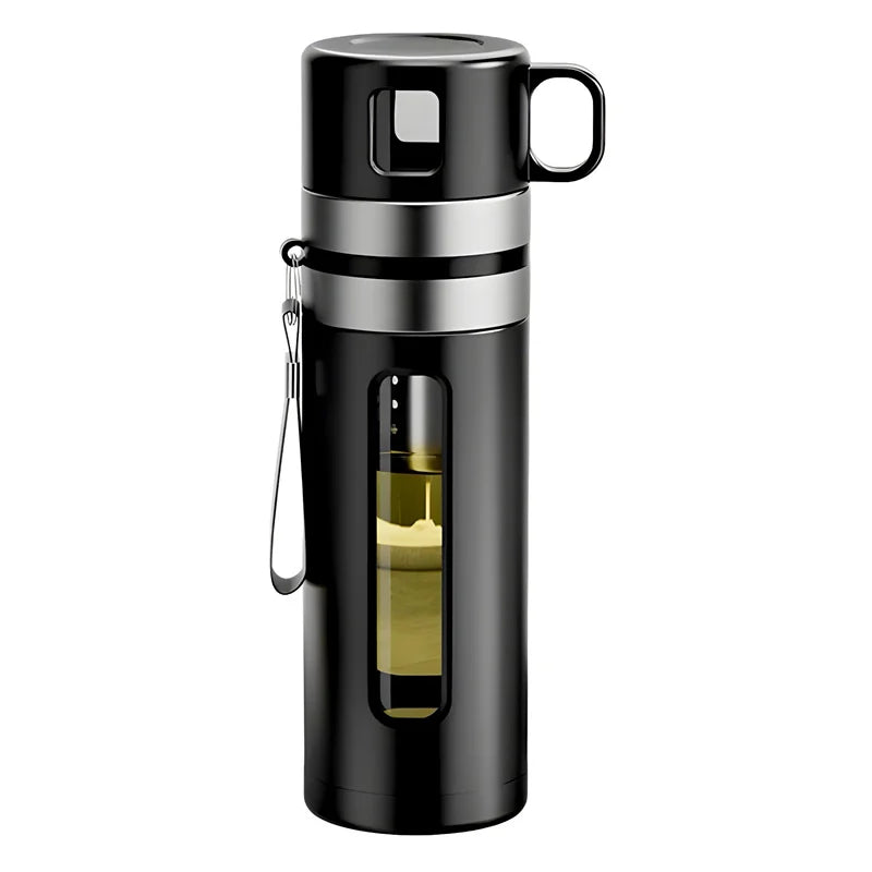 520ML Glass Tea Water Bottle With Tea Infuser