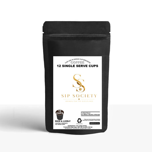 12 Pack Single Serve Coffee Capsules