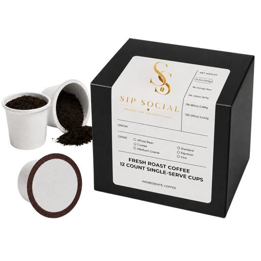 12 Pack Single Serve Coffee Capsules