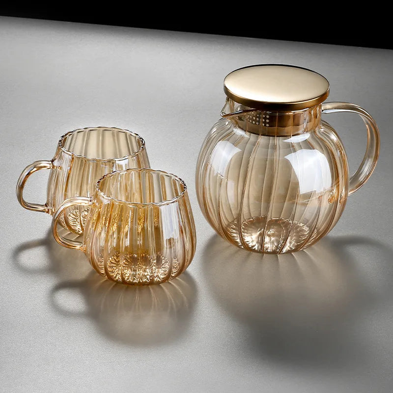 Heat Resistant Glass Teapot Infuser