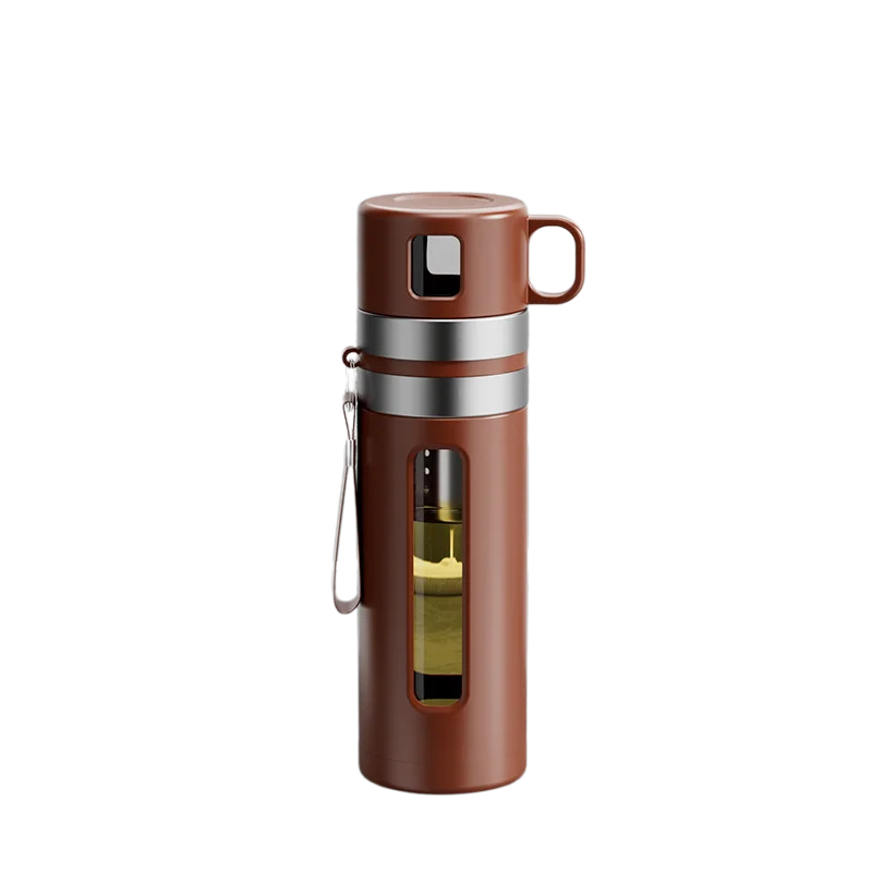 520ML Glass Tea Water Bottle With Tea Infuser