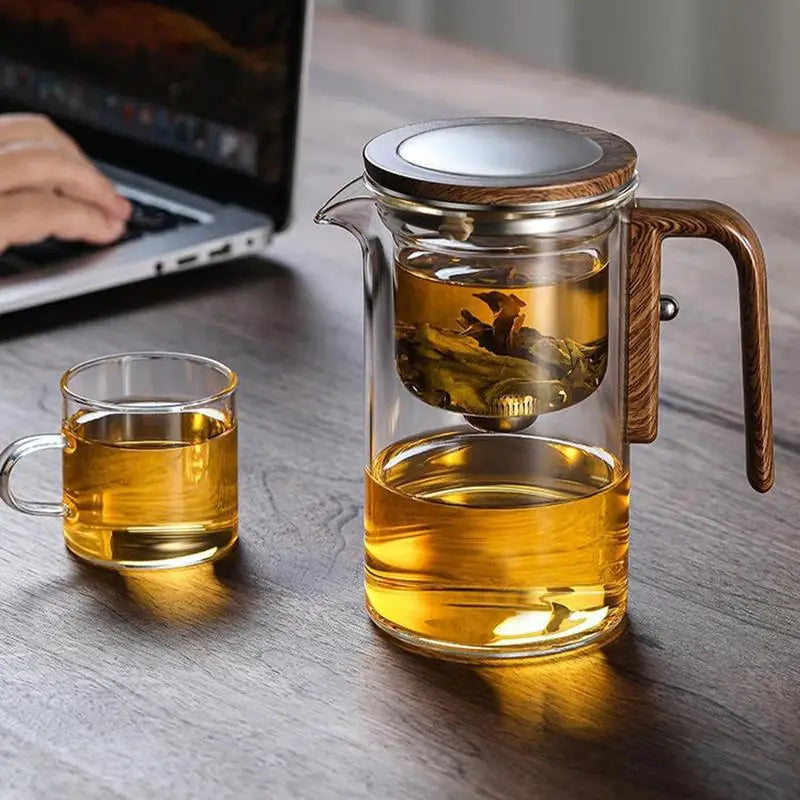 One Click Magnetic Switchs Tea Filtration Kettle