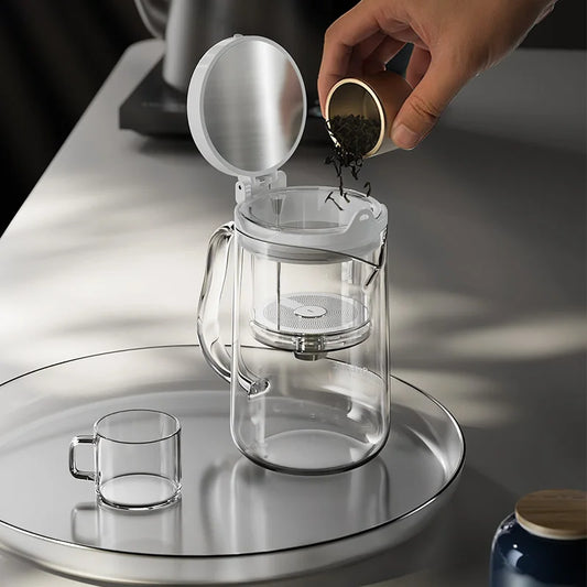 Chamber Press-Type Tea-Water Separation Tea Pot Infuser