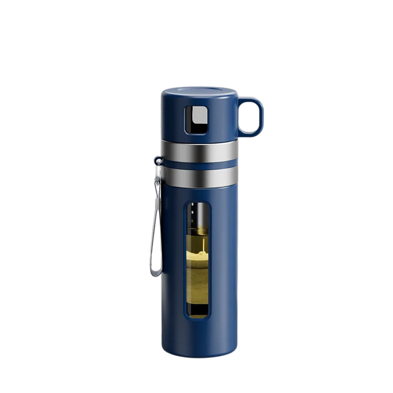 520ML Glass Tea Water Bottle With Tea Infuser