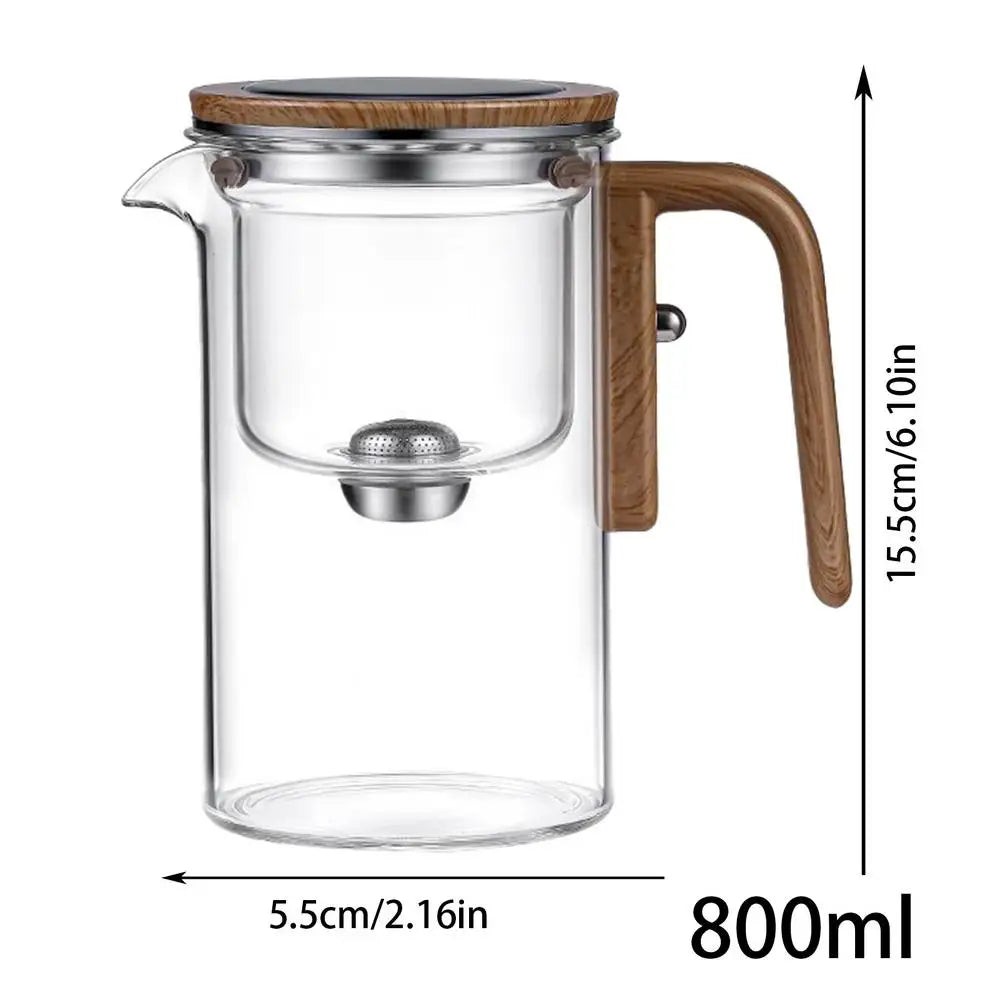 One Click Magnetic Switchs Tea Filtration Kettle