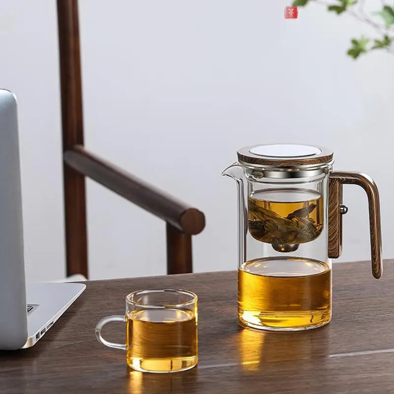 One Click Magnetic Switchs Tea Filtration Kettle