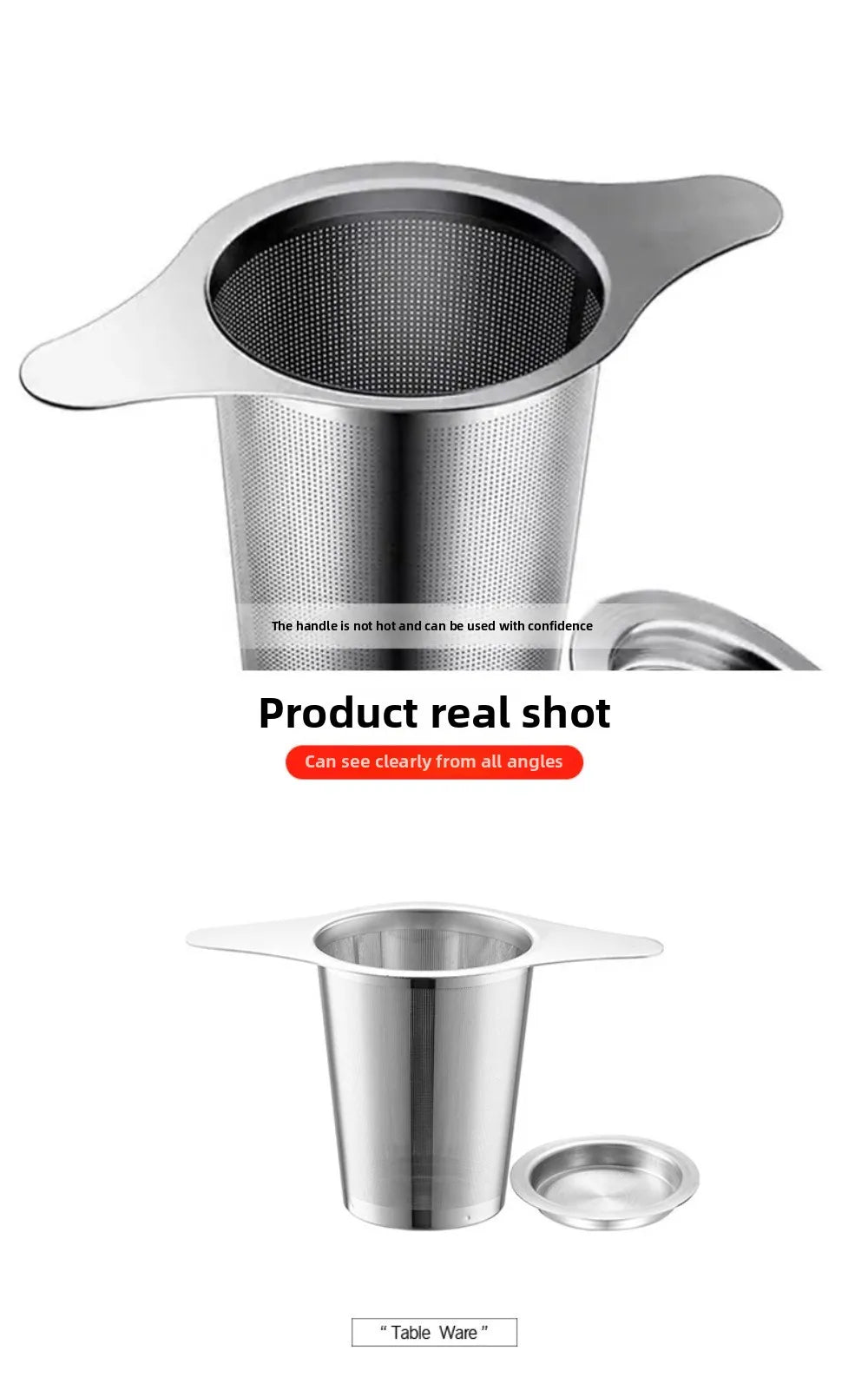 Stainless Steel Double Ear Tea Infuser