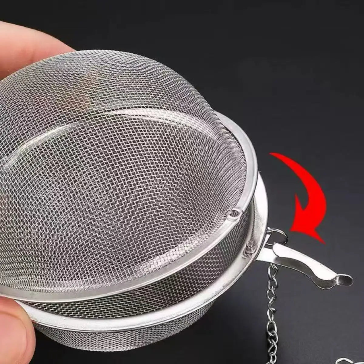 Sphere Locking Strainer Mesh Infuser